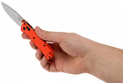 Нож складной Benchmade 533 Mini Bugout, оранжевая рукоять - изображение 8