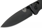 Нож складной Benchmade 535BK-2 Bugout, черная рукоять, черное лезвие - изображение 7