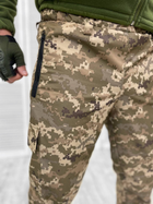Зимние штаны тактические водонепроницаемые флисовые мембрана основной склад XXL Пиксель армейские для военных - изображение 5