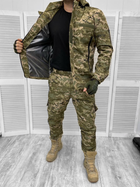 Армійський костюм зимовий Софтшел піксель explorer L ЗСУ Військовий теплий костюм тактичний Омні-Хіт (Omni-Heat) - зображення 1
