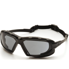 Тактичні окуляри балістичні Pyramex Highlander Plus Safety Goggles Сірі захисні для стрільби - зображення 1