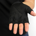 Тактичні безпалі рукавички зсу, Армійські Рукавиці тактичні безпалі, Тактичні рукавиці Чорні XL - зображення 7