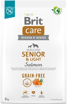 Сухий корм для літніх собак всіх порід Brit Care GF Senior & Light Salmon & Potato 3 кг (8595602510283)