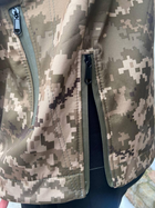 Тактична куртка Softshell армійська військова флісова куртка колір піксель софтшел розмір 46 для ЗСУ 46-01 - зображення 5