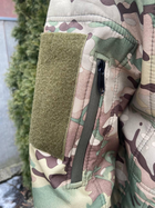 Тактична куртка Softshell армійська військова флісова куртка колір мультикам софтшел розмір 56 для ЗСУ 56-01 - зображення 8