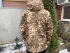 Тактична куртка Softshell армійська військова флісова куртка колір піксель софтшел розмір 56 для ЗСУ 56-02 - зображення 7