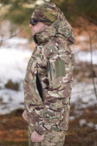 Тактична куртка Softshell армійська військова флісова куртка колір мультикам софтшел розмір 46 для ЗСУ 46-01 - зображення 2