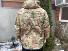 Тактична куртка Softshell армійська військова флісова куртка колір мультикам софтшел розмір 54 для ЗСУ 54-01 - зображення 7