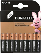 Лужні батарейки Duracell AAA (LR03) MN2400 18 шт (5000394107557) - зображення 1