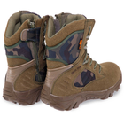 Чоловічі тактичні черевики берці Zelart Military Rangers ZK-38 45 Olive-Camouflage - зображення 5