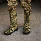 Тактические Бахилы водонепроницаемые, Военные гамаши на обувь для Защиты от Дождя Пиксель XL(46-48) - изображение 3