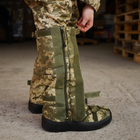 Тактические Бахилы водонепроницаемые, Военные гамаши на обувь для Защиты от Дождя Пиксель XL(46-48) - изображение 5