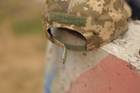 Кепка-бейсболка з ріп-стоп з липучкою спереду для ЗСУ армійська камуфляжна кепка тактична військова піксель - зображення 3
