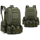 Военный тактический рюкзак military зеленый R-456 - изображение 2