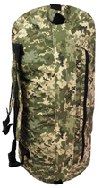 Большой армейский баул, рюкзак два в одном 108 пиксель ВСУ Ukr Military 78х42х42 см (sum0021391) Хаки - изображение 2