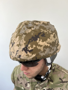Тактический кавер на каску Mich One size пиксель - изображение 1