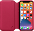 Чохол-книжка Apple Leather Foliо для Apple iPhone 11 Pro Raspberry (MY1K2) - зображення 3