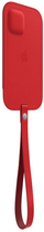 Etui z klapką Apple MagSafe Leather Sleeve do Apple iPhone 12/12 Pro (PRODUCT)RED (MHYE3) - obraz 2