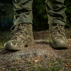 Ботинки армейские тактические Alligator Olive, военные берцы аллигатор, ботинки демисезонные кожаные 40 (OPT-41381) - изображение 7