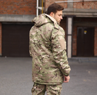 Куртка-бушлат військова чоловіча тактична ЗСУ Мультикам 8590 58 розмір (OPT-39101) - зображення 3