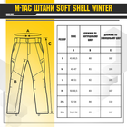 Штаны военные тактические Soft Shell M-Tac Winter Black, зимние штаны для военных для полиции L (OPT-24011) - изображение 9