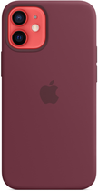 Панель Apple MagSafe Silicone Case для Apple iPhone 12 mini Plum (MHKQ3) - зображення 3