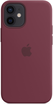 Панель Apple MagSafe Silicone Case для Apple iPhone 12 mini Plum (MHKQ3) - зображення 5