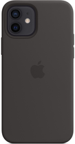 Панель Apple MagSafe Silicone Case для Apple iPhone 12/12 Pro Black (MHL73) - зображення 4