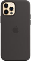 Панель Apple MagSafe Silicone Case для Apple iPhone 12/12 Pro Black (MHL73) - зображення 6