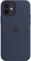 Панель Apple MagSafe Silicone Case для Apple iPhone 12/12 Pro Deep Navy (MHL43) - зображення 4