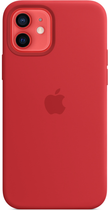 Etui Apple MagSafe Silicone Case do Apple iPhone 12/12 Pro Red (MHL63) - obraz 3