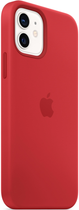 Панель Apple MagSafe Silicone Case для Apple iPhone 12/12 Pro Red (MHL63) - зображення 8