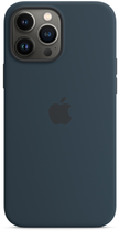 Панель Apple MagSafe Silicone Case для Apple iPhone 13 Pro Max Abyss Blue (MM2T3) - зображення 2