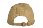 Бейсболка тактична One size КойотMil-Tec TACTICAL BASEBALL CAP COYOTE (12319005) - зображення 3