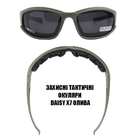 Тактичні захисні окуляри Daisy X7 олива для військових - зображення 8