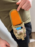 Тактический подсумок Molle сумка органайзер для телефона Multicam - изображение 6