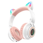 Навушники Bluetooth BOROFONE BO18 Cat ear Білий