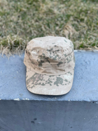 Кепка-бейсболка из хлопка для ВСУ кепка тактическая военная армейская камуфляжная Койот - изображение 5