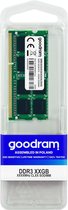 Оперативна пам'ять Goodram SODIMM DDR3L-1600 4096MB PC3-12800 (GR1600S3V64L11S/4G) - зображення 1
