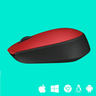 Mysz Logitech M171 Wireless czarno-czerwona (910-004641) - obraz 5
