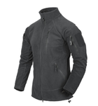 Кофта Alpha Tactical Jacket - Grid Fleece Helikon-Tex Shadow Grey XS Тактична чоловіча