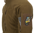 Кофта Alpha Tactical Jacket - Grid Fleece Helikon-Tex Coyote 2XL Тактическая мужская - изображение 5