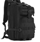 Рюкзак туристический ранец сумка на плечи для выживание Черный 35 л (Alop) двухлямковый с системой множиства практичных карманов и отделений