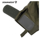 Захисні чоловічі армійські рукавички Dominator Tactical Олива М (Alop) для армії, професійних операцій і тренувань, максимальний захист і продуктивність, безпека - зображення 7