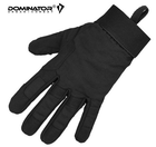 Рукавички захисні чоловічі Dominator Tactical Чорні розмір L (Alop) максимальний захист і комфорт для захисту рук в екстремальних умовах професійного використання і тренувань - зображення 3