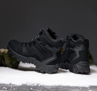 Чоловічі водонепроникні черевики ідельне взуття для армії високий захист і комфорт довговічність Чорні 45 розмір (Alop) - зображення 4