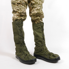 Тактические Гамаши, Размер XL(46-48) Бахилы Утепленные Военные для Обуви Дождевые для Защиты Хаки - изображение 4