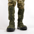 Тактичні Гамаші, Розмір M(39-42) Бахіли Утеплені Військові для Взуття Дощові для Захисту Хакі - зображення 3