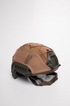 Тактический Кавер для Шлема FAST Размер XL Койот с сеткой с обеих сторон Маскировочный Чехол для Шлема - изображение 4