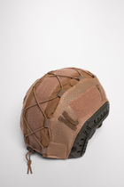 Тактический Кавер для Шлема FAST Размер XL Койот с сеткой с обеих сторон Маскировочный Чехол для Шлема - изображение 6